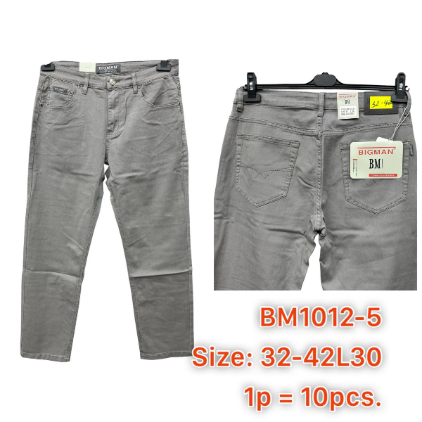 Spodnie męskie jeans Roz 32-42, 1 Kolor .Paczka 10 szt